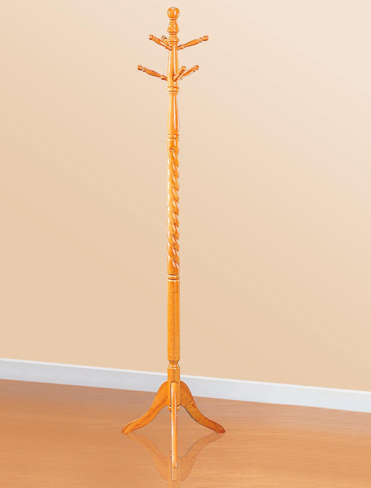 Coaster Coat Racks 3058 Coat Rack with Twisted Post A1 Furniture
